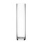 Crystal Clear Slim Glass Cylinder Vase Modern Table Centerpiece